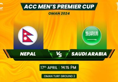 Nepal Won - ACC Men's Premier Cup 2024 - Nepal vs Saudi Arabia