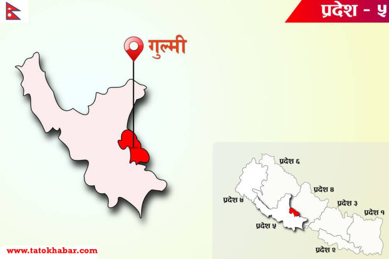 gulmi-map-district-map