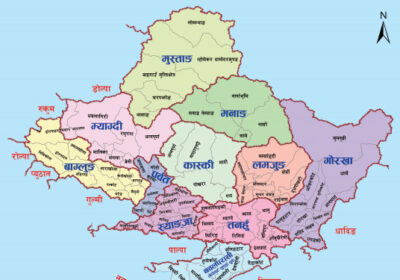gandaki province map