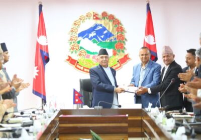 sujhab to prime minister kp oli