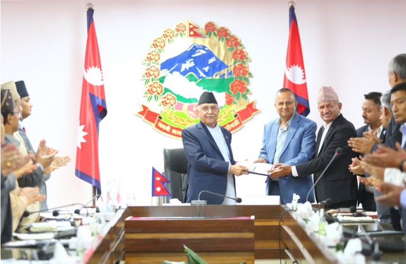 sujhab to prime minister kp oli