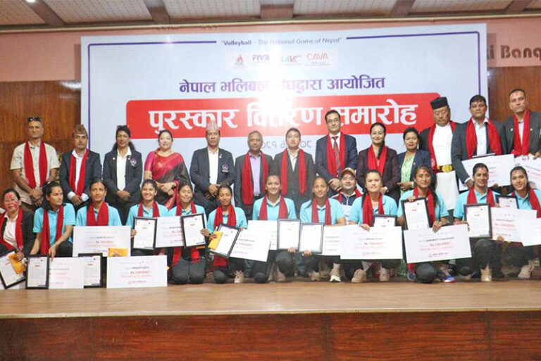 nepali woman vollyball team