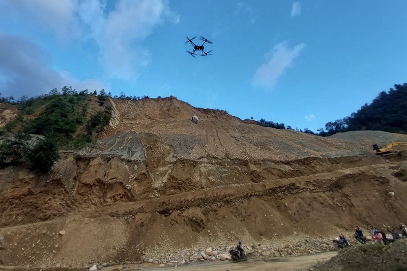 drone_use_for_flood_victim_panauti_municipality